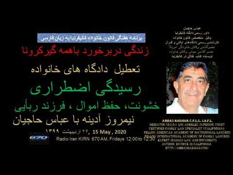 2020 05 15 KIRN Corona, Urgent Issues رسیدگی به موارداضطراری