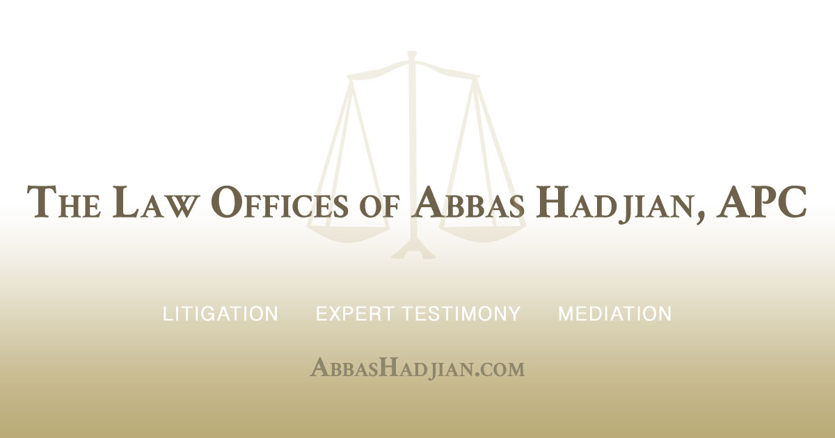 Division Of Assets In Iran | The Law Offices Of Abbas Hadjian, APC