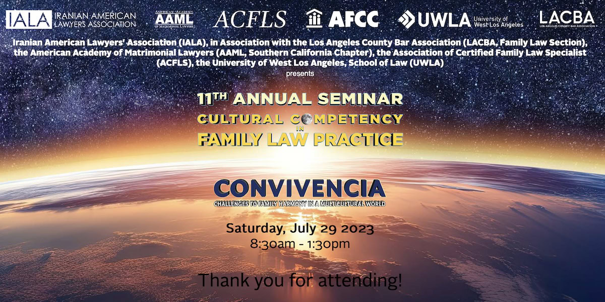 poster image for Convivencia: Family Harmony in a Multicultural World - 11th Annual CCIFP 2023